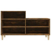 Schoenenkast 102x36x60 cm bewerkt hout gerookt eikenkleurig 8720287224174 5