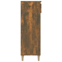 Schoenenkast 40x36x105 cm bewerkt hout gerookt eikenkleurig 8720287224655 5