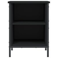 Schoenenkast 38x35x50 cm bewerkt hout zwart 8720845774455 4