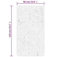 Vloerkleed PAMPLONA shaggy hoogpolig modern 60x110 cm cr&egrave;me 8721012228290 10