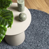 Vloerkleed PAMPLONA shaggy hoogpolig modern &Oslash; 100 cm blauw 8721012229334 7