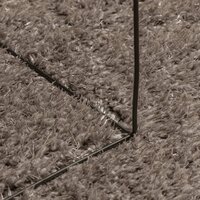 Vloerkleed ISTAN hoogpolig glanzend &Oslash; 80 cm grijs 8721012232822 8