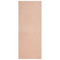 Vloerkleed HUARTE laagpolig zacht wasbaar 80x200 cm roze 8721012227491 2