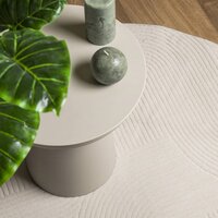 Vloerkleed IZA laagpolig Scandinavisch &Oslash; 80 cm cr&egrave;mekleurig 8721012230460 7