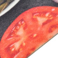 Keukenmat wasbaar wijn- en dinerprint 60x180 cm fluweel 8720845917746 4