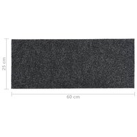 15 st Trapmatten zelfklevend rechthoekig 60x25 cm grijs 8720286512456 7