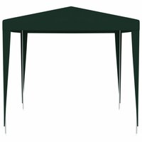 Partytent professioneel 90 g/m&sup2; 2,5x2,5 m groen 8719883767550 3