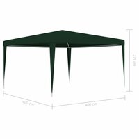 Partytent professioneel 90 g/m&sup2; 4x4 m groen 8719883767567 7
