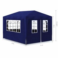 Partytent 3x4 m blauw 8718475837435 7