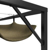 Tuinprieel met uittrekbaar dak 180 g/m&sup2; 3x3 m taupe 8720286106402 7