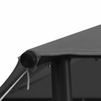 Prieel 180 g/m&sup2; 3x3 m stof en staal antraciet 8720286106600 5