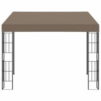 Wandprieel 3x3 m stof taupe 8720286106792 2