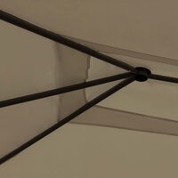 Prieel met paalhoezen 160 g/m&sup2; 3x4x2,6 m taupe 8720286184479 3