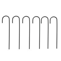 Tuinboog &Oslash;180x255 cm staal zwart 8720845670375 7