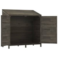 Tuinschuur 102x52x112 cm massief vurenhout antracietkleurig 8720286996454 4