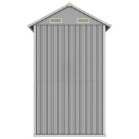 Tuinschuur 192x152,5x237 cm gegalvaniseerd staal lichtgrijs 8720845888893 5