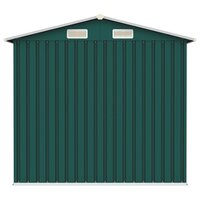 Tuinschuur 205x129x183 cm gegalvaniseerd staal groen 8719883811475 5