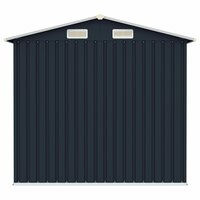 Tuinschuur 205x129x183 cm gegalvaniseerd staal antraciet 8719883811499 5