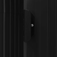 Tuinschuur met rek 205x130x183 cm ijzer antraciet 8719883757483 7