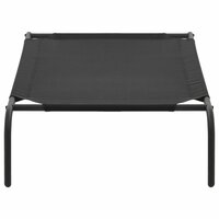 Hondenbed verhoogd S textileen zwart 3