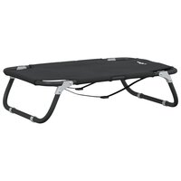 Hondenmand inklapbaar oxford stof en staal antracietkleurig 2