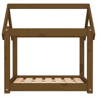 Hondenmand 71x55x70 cm massief grenenhout honingbruin 5