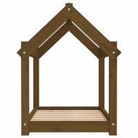 Hondenmand 71x55x70 cm massief grenenhout honingbruin 6