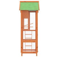 Voli&egrave;re 60x58,5x160 cm massief grenenhout bruin 5