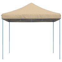 Partytent inklapbaar pop-up 292x292x315 cm beige 4