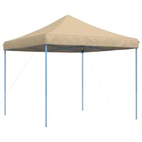 Partytent inklapbaar pop-up 292x292x315 cm beige 5