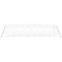 Tuinkas met stalen frame 32 m&sup2; 8x4x2 m wit 5