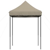 Partytent inklapbaar pop-up 200x200x306 cm taupe 4
