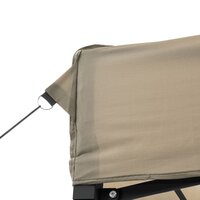Partytent inklapbaar pop-up 200x200x306 cm taupe 7