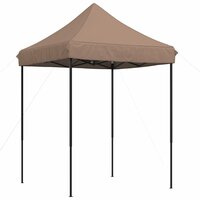 Partytent inklapbaar pop-up 200x200x306 cm bruin 2