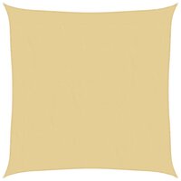 Zonnezeil 2x2 m 100% polyester oxford zandkleurig 2