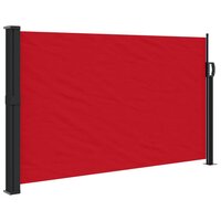 Windscherm uittrekbaar 120x600 cm rood 2