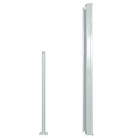 Windscherm uittrekbaar 140x300 cm grijs 3