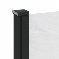 Windscherm uittrekbaar 120x300 cm wit 7
