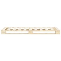 Bedframe pallet massief grenenhout 120x200 cm 4