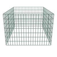 Compostbak vierkant 100x100x70 cm mesh 2