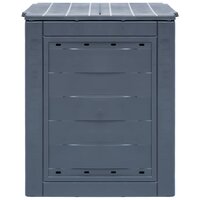 Compostbak 260 L 60x60x73cm grijs 3