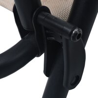 Tuinstoelen inklapbaar 2 st textileen taupe 7