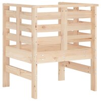 Tuinstoelen 2 st 61,5x53x71 cm massief grenenhout 7