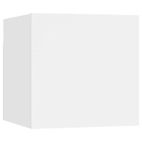 Tv-wandmeubel 30,5x30x30 cm wit 2