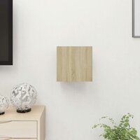 Tv-wandmeubel 30,5x30x30 cm sonoma eikenkleurig 3