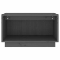 Tv-meubel 60x35x35 cm massief grenenhout grijs 3