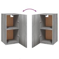 Tv-meubel 30,5x30x60 cm bewerkt hout grijs sonoma eiken 6