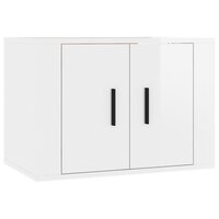 Tv-wandmeubel 57x34,5x40 cm hoogglans wit 2