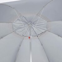 Strandparasol met zijwanden 215 cm zandkleurig 6