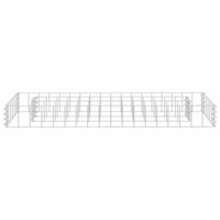 Gabion plantenbak verhoogd 90x30x10 cm gegalvaniseerd staal 3